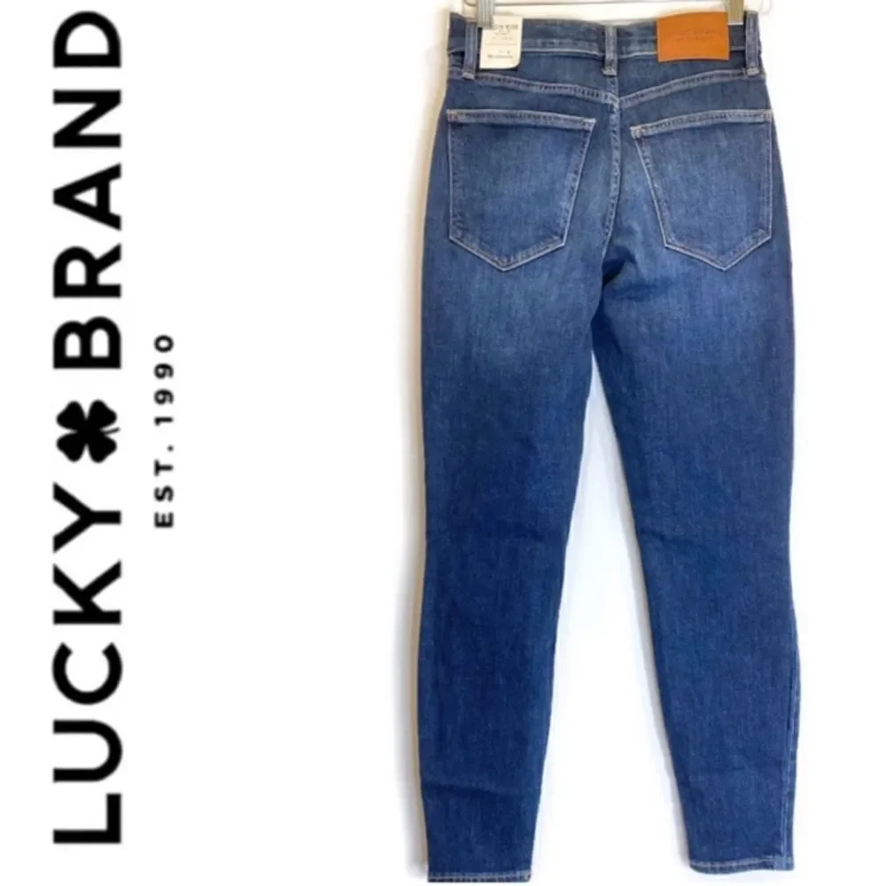 Lucky Brand High Rise Bridgette Button Up Skinny Jeans 00/24 - Picture 4 of 6
